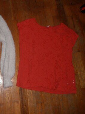 Womens Tops~No Boundries Fluffy Sweater AND Old Navy Sleeveless Top